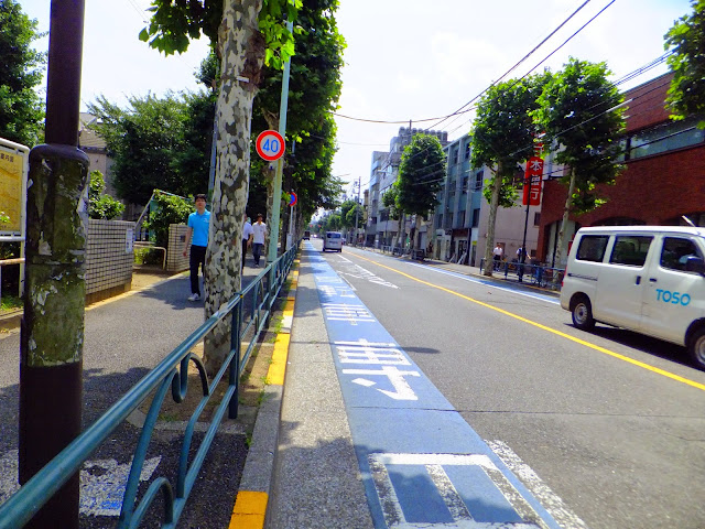 Narrow Sharrows, Yamate Dori, Tokyo, Japan