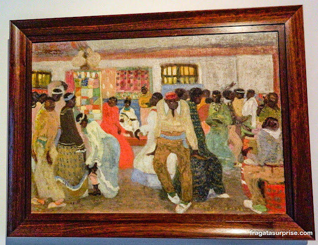 Cena de Candombe pintada por Pedro Figari