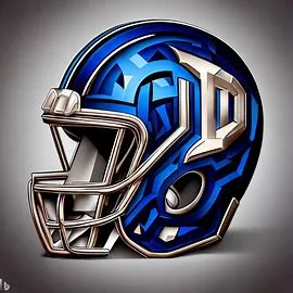 Duke Blue Devils Concept Football Helmets.