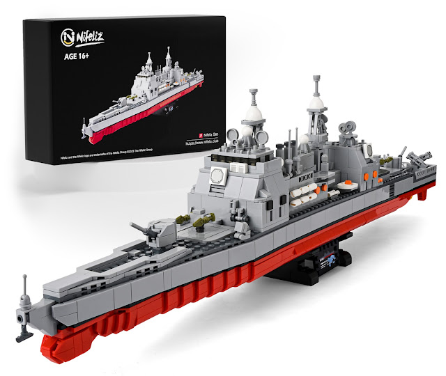 Nifeliz Ticonderoga-class Cruiser Compatible With Lego