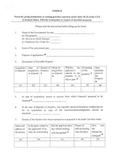 form-ii-transaction-of-movable-property-standard-forms-page-1