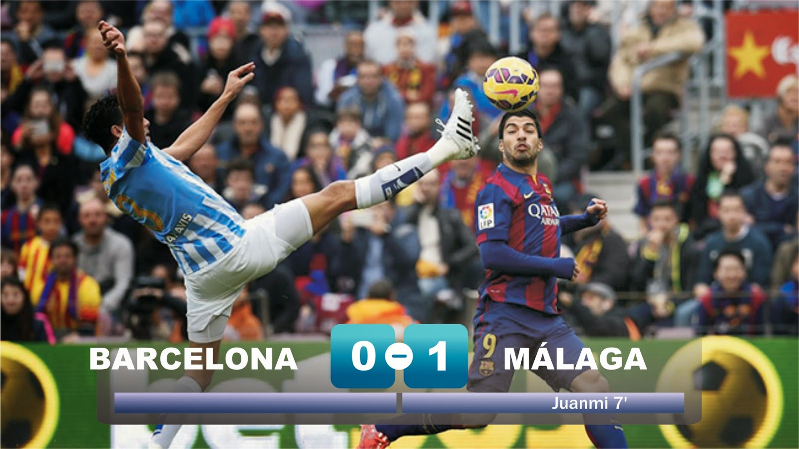 Highlights: Barcelona 0 1 Malaga La Liga (21/02/2015)  football barcelona highlights