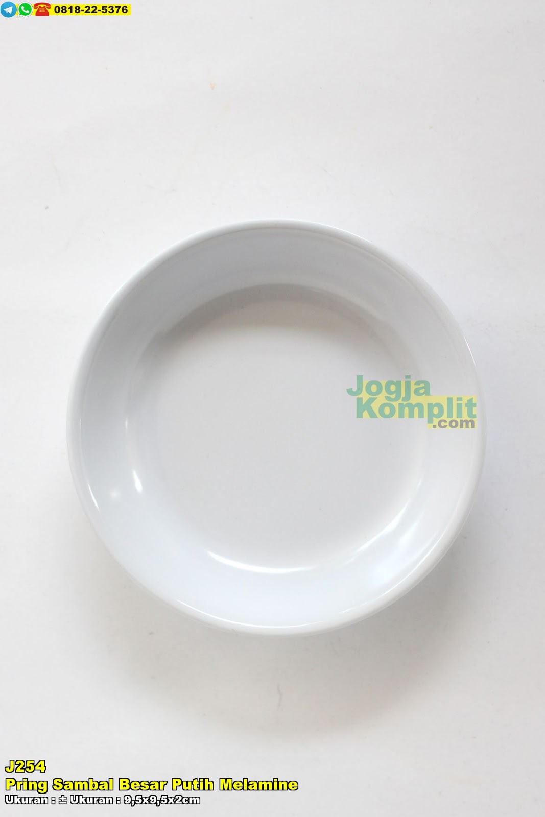  Jual  Piring  Sambal Besar Putih Melamine Harga Murah 