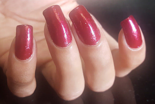 Stay Quirky Nail Polish - Maroon Plum 874 Swatch & Review