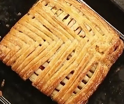 Chocolate Mango Puff Recipe