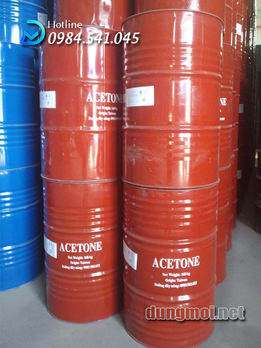 Acetone Đài Loan phuy sắt 160kg