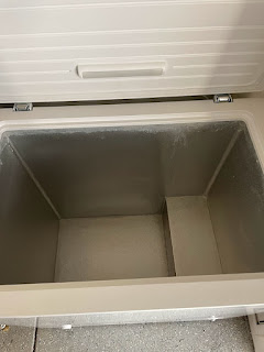 Chest Ice Freezer Sealed Before Pond Liner