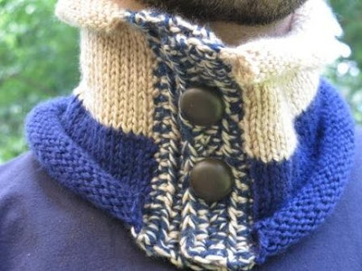 1. Free Crochet & Knit Pattern: Gentlemen's Cowl
