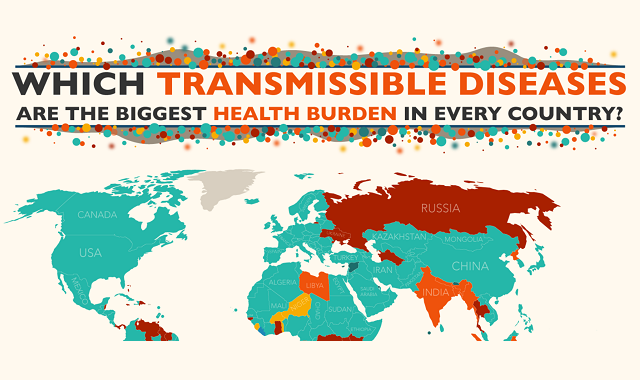 Which Transmissible Diseases are the Biggest Health Burden in Every Country?