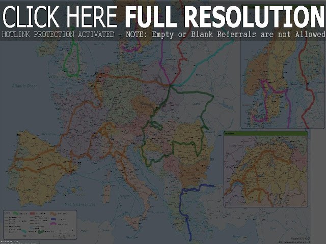 Europe Map For Travel