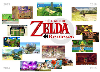 The Legend of Zelda Reviews with lots of screenshots showing different games from 2013 to 2016