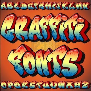 graffiti design ABC alphabet