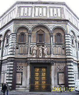 The Baptistry in Florence.