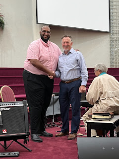 Pastor Stoney with Ben ( a church brother in the ministry)