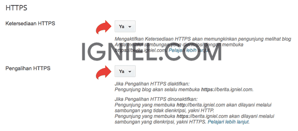 Aktifkan SSL (HTTPS) Gratis Untuk Subdomain Blogger
