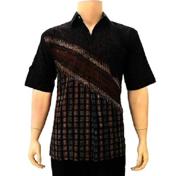 Model Baju Batik Pria Lengan Panjang Modern Modis Terbaru 
