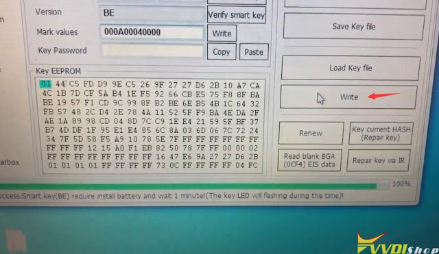 VVDI MB Tool Program Benz W202 All Keys Lost 22