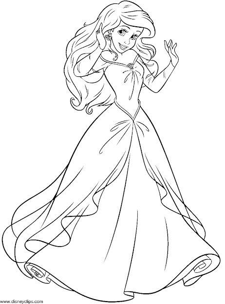 The Little Mermaid Coloring Pages Ariel And Eric Little Mermaid Christmas Coloring  Pages Picture