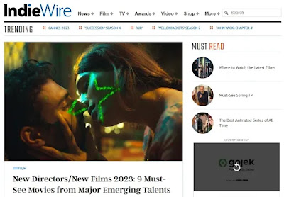Situs penyedia informasi dan review film IndieWire