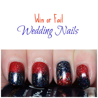 win or fail wedding nails