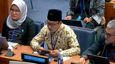 Gubernur Jabar Bawa Kearifan Lokal Kampung Cieundeur ke Forum PBB