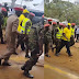 Military police saved UDA point man in Nyanza, ODOYO OWINDO, after RAILA’s supporters threatened to beat him up at General OGOLLA’s burial- Don’t joke with BABA (VIDEO) 