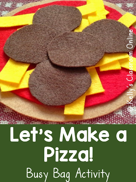 Learn how to make a quick and easy busy bag pizza for young children.  All you need is some felt and an imagination!