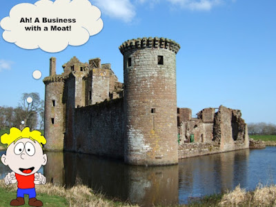 An Investor is feeling happy on identifying a business with an enduring moat