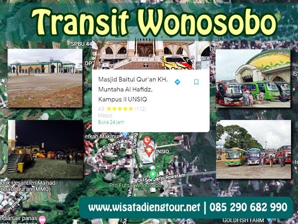 lokasi transit shutle dieng