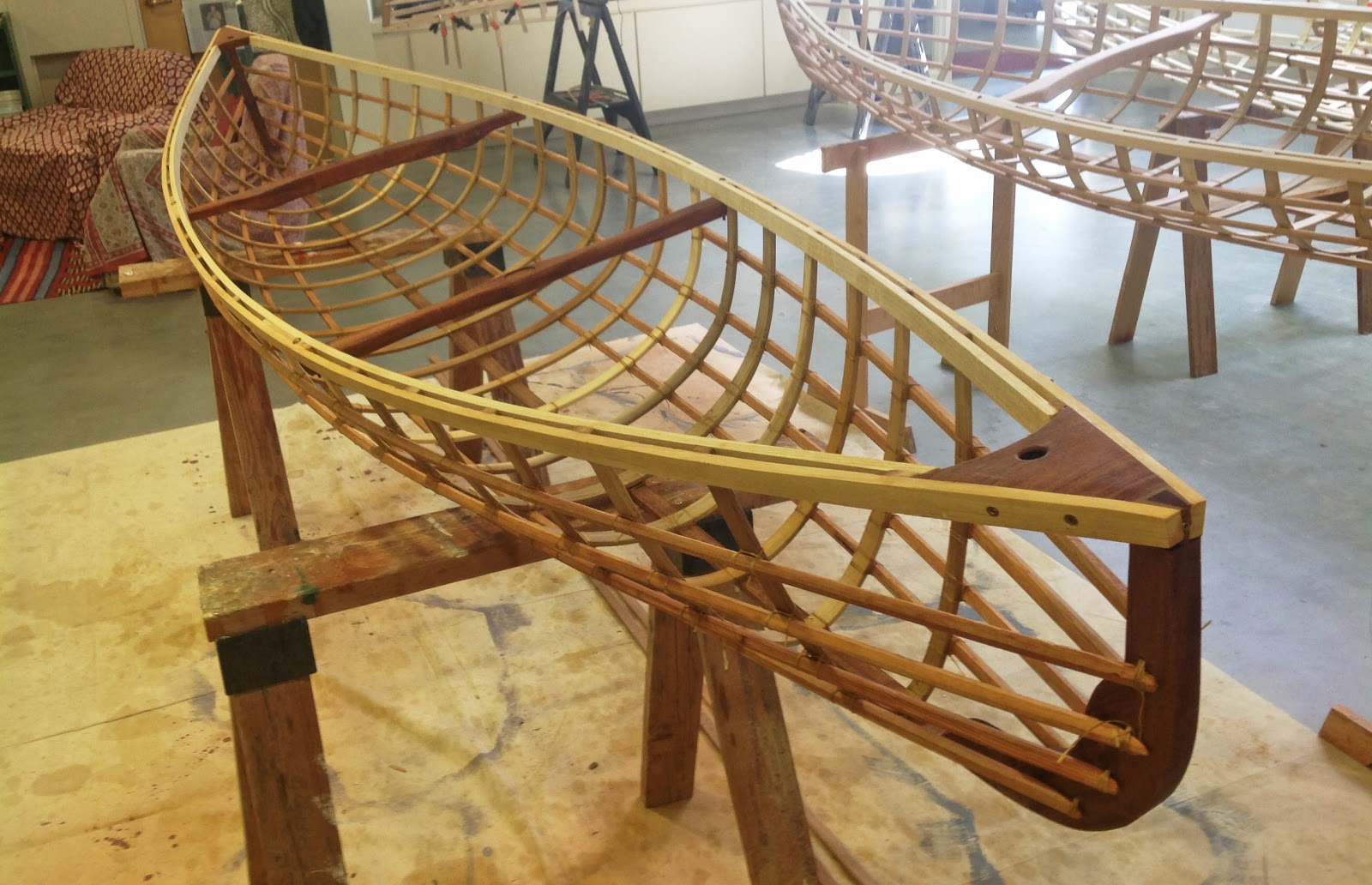 Sarum Boats: Frames nearly done