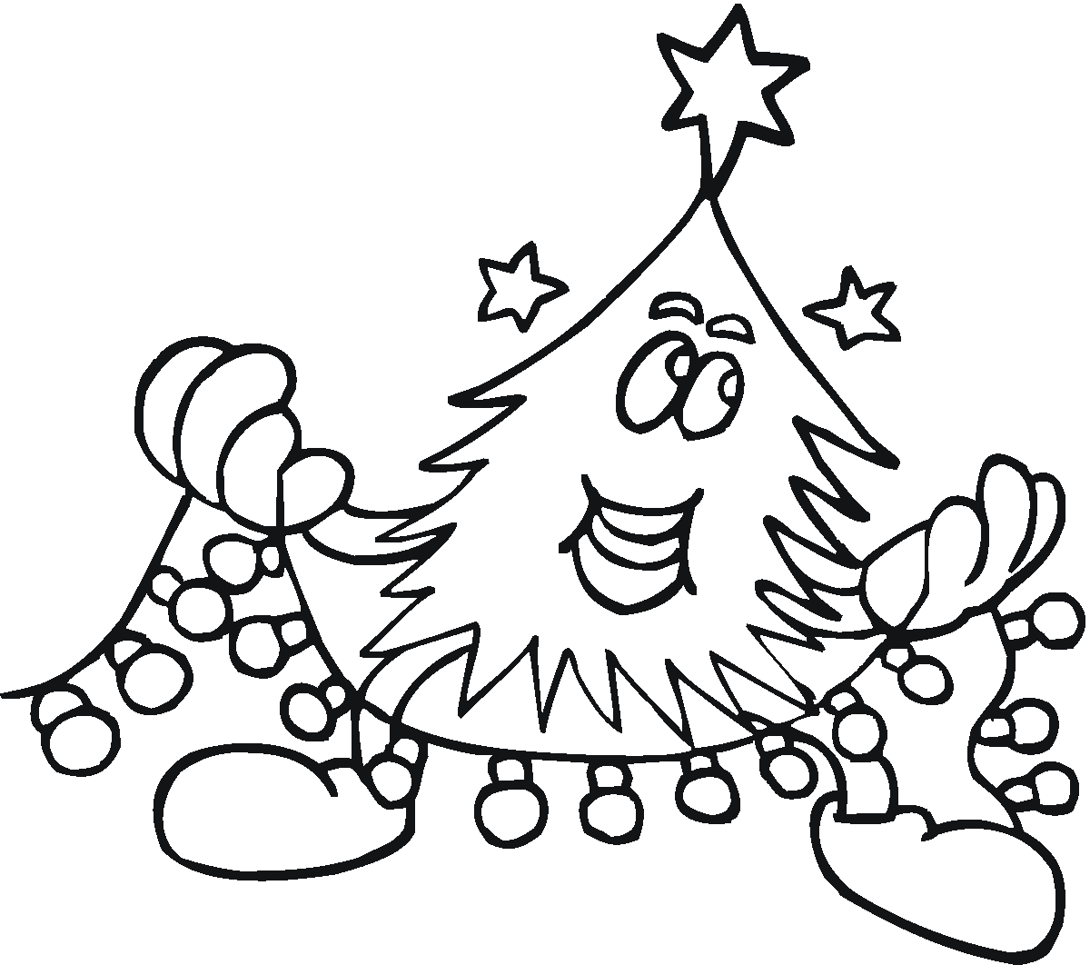  Christmas Coloring Sheets Free Printable 9