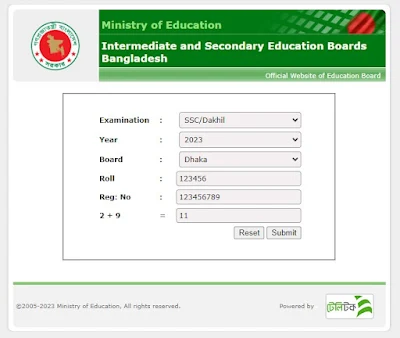 ২০২৩ সালের এসএসসি ও দাখিল সমমান পরিক্ষার ফলাফল - SSC & Dakhil Exam result 2023