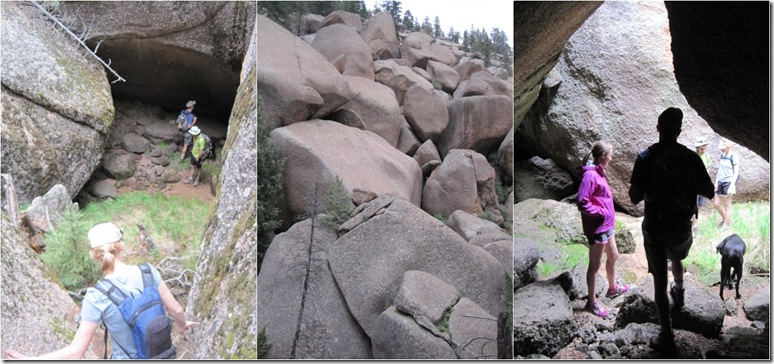 caves and rocks