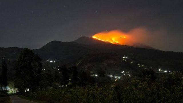 Mount Lagadar Margaasih Burned