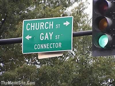Church and Gay, go opposite way