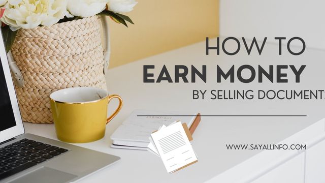How to Earn Money by Selling Study Documents