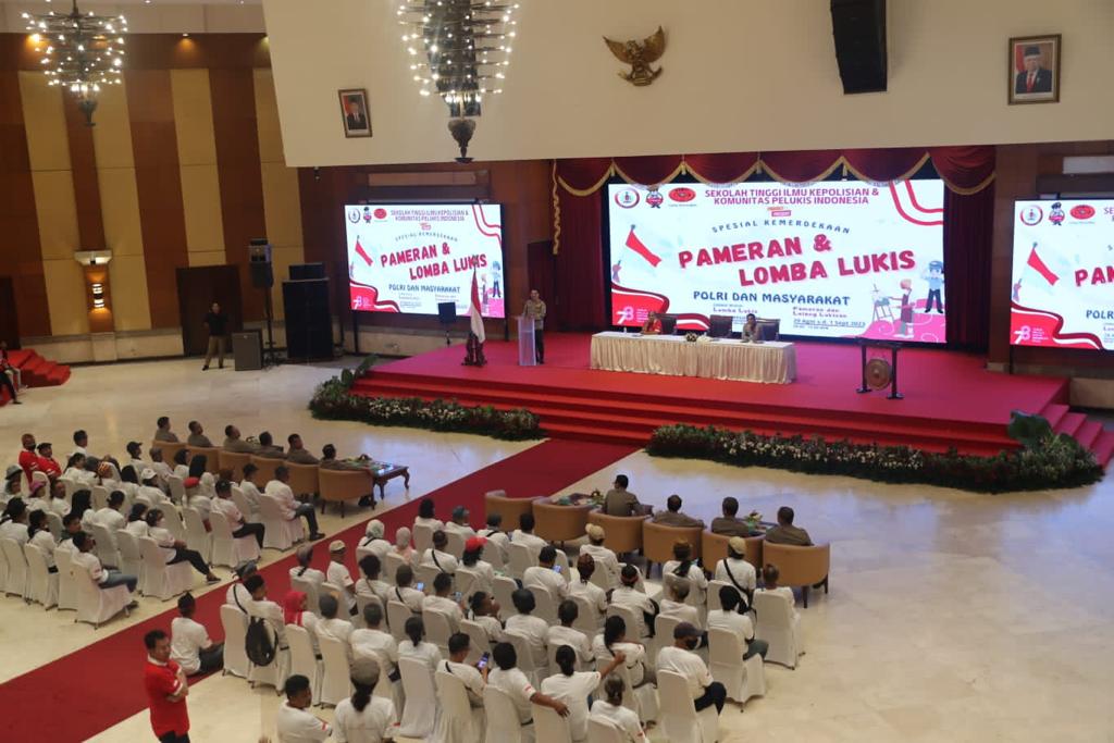 Gaungkan Semangat Cinta Seni Dan Budaya, Lemdiklat Polri Adakan Lomba Lukis