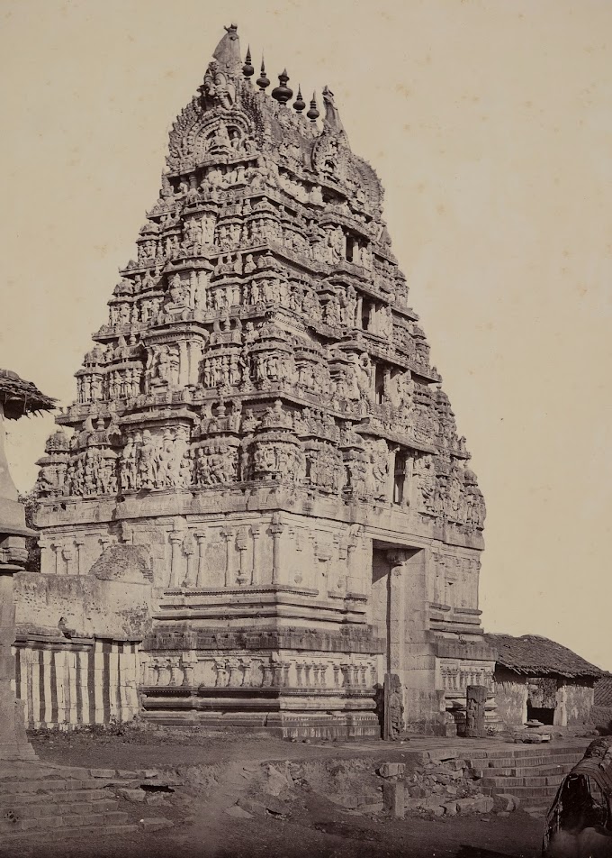 Chennakeshava Hindu Temple, Belur, Hassan, Karnataka, India | Rare & Old Vintage Photos (1865)