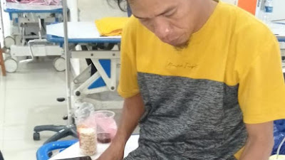 Korban Pengeroyokan Minta Kepolisian Tahan  Oknum Kades Piong DKK