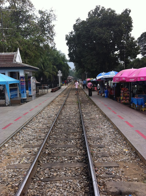 Railway, River Kwai, Kanchanaburi, Thailand 