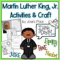 https://www.teacherspayteachers.com/Product/Martin-Luther-King-Activities-and-Craft-2300443ho