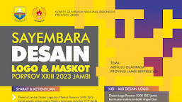 Ayo Ikuti Sayembara Logo dan Maskot Porprov XXIII/2023 KONI Jambi