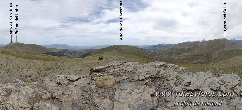 Cerro del Gallo - Peñón del Puerto - Peñón del Lobo - Alto de San Juan