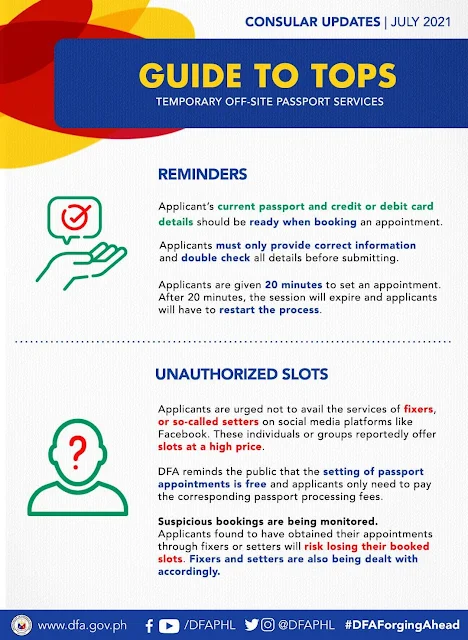 How to avail of the Temporary Off-Site Passport Services (TOPS)