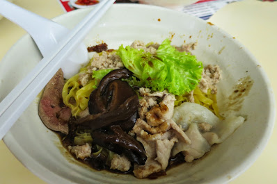 Seng Kee Mushroom Minced Pork Noodle, ba chor mee