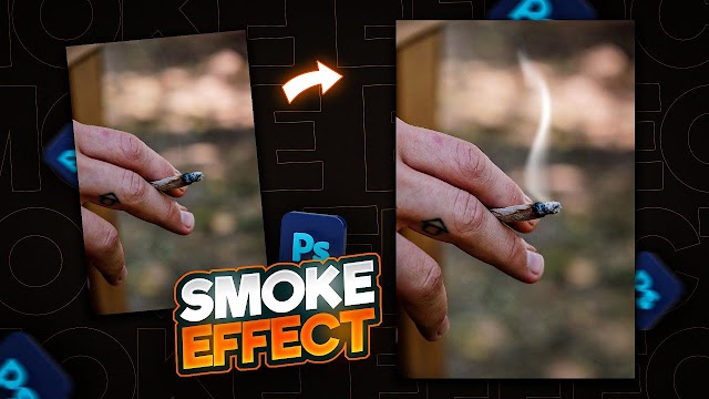 How to Create Realistic Smoke Effect in Photoshop || Cigarette Smoke Effect || Design With Frankee