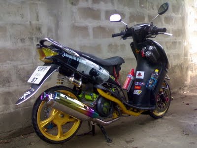 Yamaha Mio Modifikasi Drag MULTI INFO