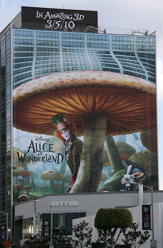 Alice on Wonderland movie billboard
