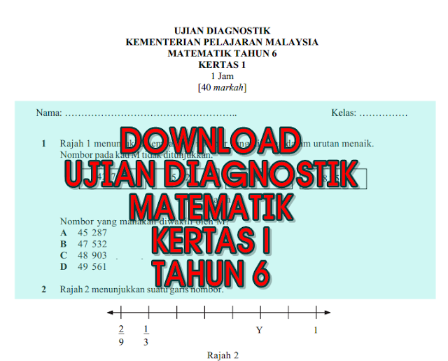 Soalan Sumatif Matematik Tahun 6 - Klewer g