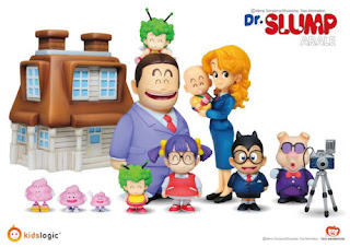 Dr Slump Arale, Kids Logic AR01 Home Version Mini Figure Set (Full set of 7)